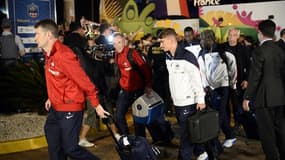 Antoine Griezmann et Bacary Sagna à leur arrivée