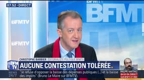 L’édito de Christophe Barbier: Aucune contestation tolérée