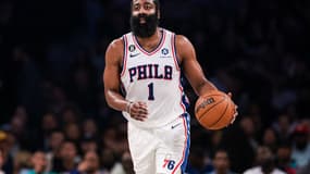 James Harden avec les Sixers, le 22 avril 2023