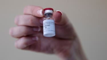 Une dose du vaccin contre le Covid-19 mis au point par les laboratoires Johnson & Johnson