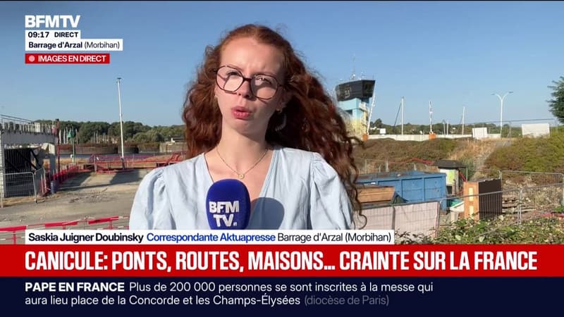 Sécheresse: la navigation est perturbée sur la Vilaine pour protéger les réserves d'eau