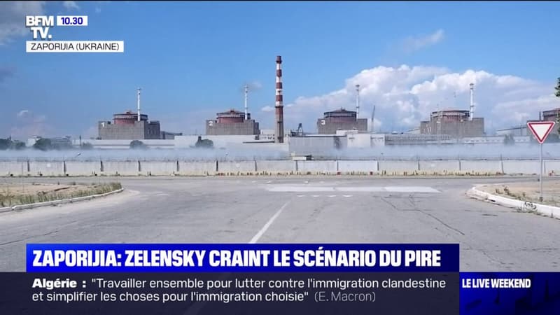 Centrale nucléaire de Zaporijia en Ukraine: Volodymyr Zelensky craint le scénario du pire