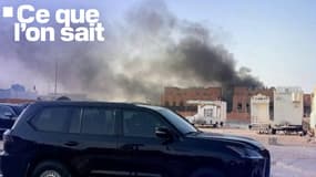 Cette image tirée d'une vidéo AFPTV montre la fumée qui s'élève après les explosions survenues à Doha, capitale du Qatar, le 9 septembre 2025.