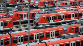 Des trains régionaux à Munich, en Allemagne - PHOTO D'ILLUSTRATION