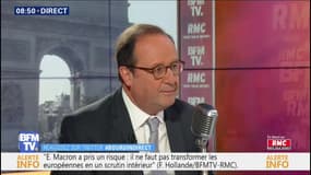 François Hollande dit "regretter" de ne pas s'être présenté à la présidentielle de 2017