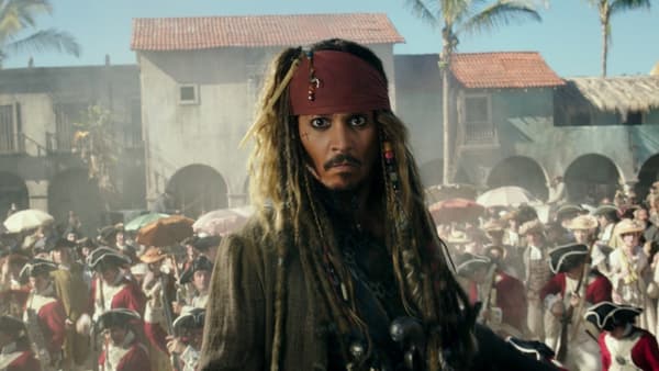 Johnny Depp dans Pirates des Caraïbes : La Vengeance de Salazar - 