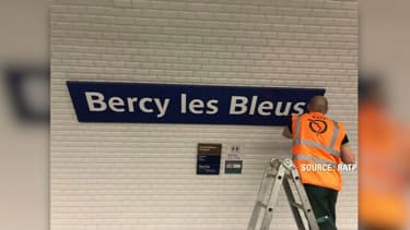 La station Bercy sera renommée Bercy les Bleus