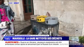À Marseille, la gare Saint-Charles a été nettoyée des déchets
