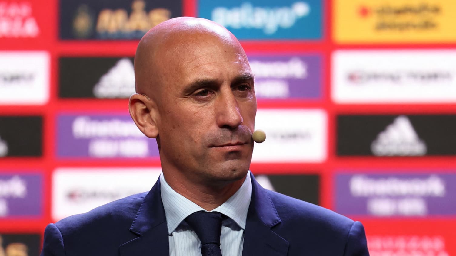 Luis Rubiales, le président de la Fédération espagnole de football, en 2022. Luis Rubiales, le président de la Fédération espagnole de football, en 2022.