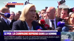 Marine Le Pen: "Je suis la candidate de la France qui travaille"