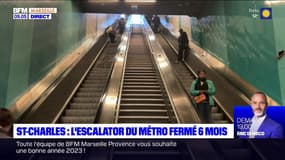 Marseille: l'escalator de la gare Saint-Charles hors service pendant six mois