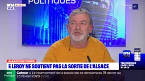 Sortie de l'Alsace du Grand Est: Gérard Schann, élu écologiste, juge que les discussions actuelles "n'ont pas beaucoup de sens"