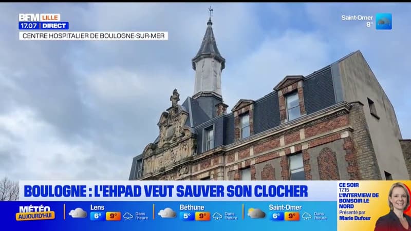 Boulogne-sur-Mer: un appel aux dons lancé pour sauver le clocher du bâtiment de l'Ehpad