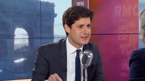 Le ministre chargé de la Ville et du Logement Julien Denormandie, le 1er novembre 2018 sur BFMTV et RMC. 