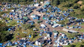 La jungle de Calais, en octobre 2015.