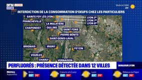 Rhône: la présence de perfluorés détectée dans onze communes et deux arrondissements de Lyon