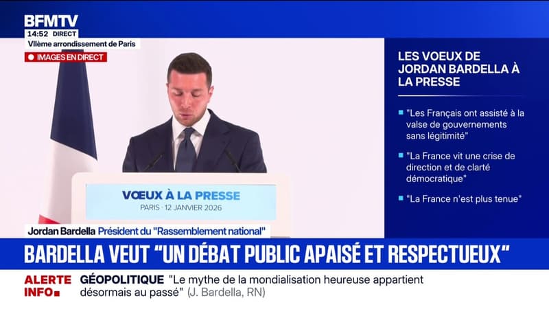 "Un autre chemin existe": l'appel de Jordan Bardella aux électeurs de droite pour les municipales