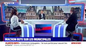 Emmanuel Macron bute sur les municipales