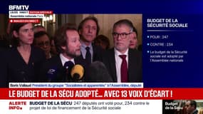"Nous avons fait œuvre utile", se félicite Boris Vallaud (PS) après l'adoption du budget de la Sécurité sociale