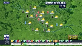 Météo Paris-Ile-de-France du vendredi 2 décembre 2016: Très peu de chance de voir une éclaircie cet après-midi