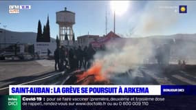 Saint-Auban: la grève se poursuit à Arkema 