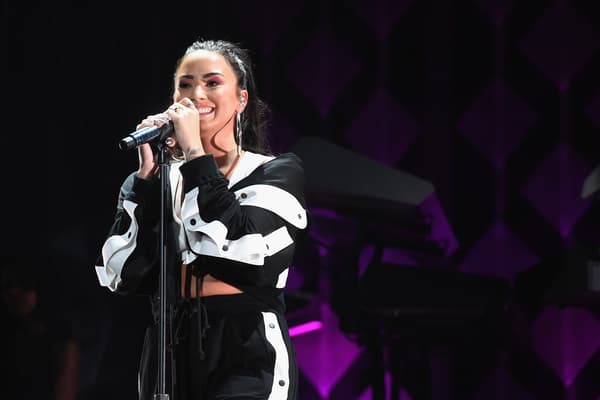 Demi Lovato sur scène à Atlanta, le 15 décembre 2017
