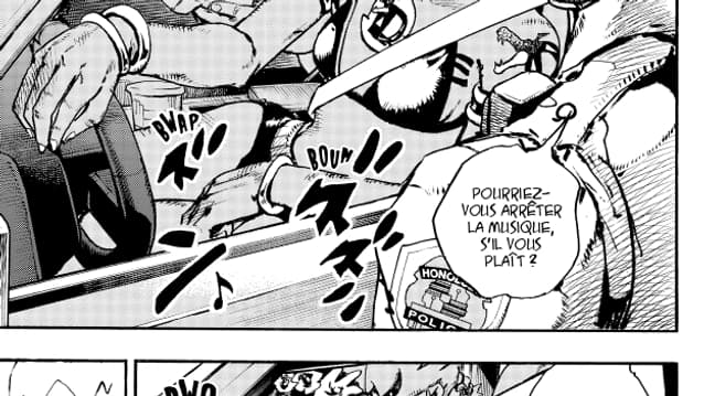 Une planche du manga du tome 1 de "The Jojolands" de Hirohiko Araki