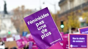 Manifestation contre les féminicides, le 20 novembre 2021 à Paris