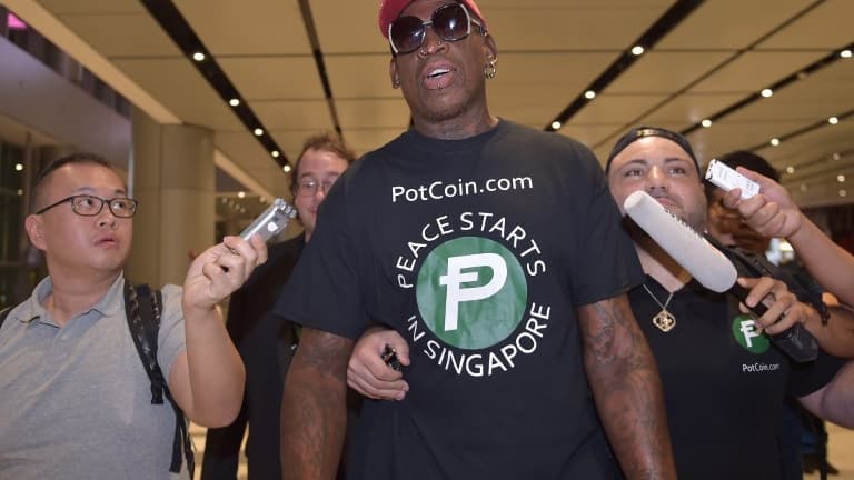 L'ex-basketteur Dennis Rodman