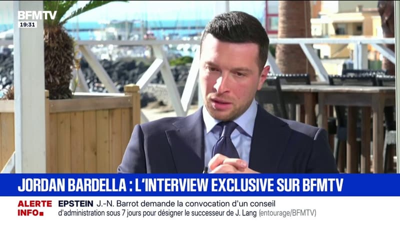"Ma main n'a jamais tremblé", affirme Jordan Bardella à propos des candidats désinvestis après des comportements problématiques