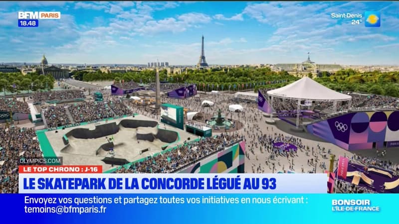 JO: Noisy-le-Sec et La Courneuve vont hériter du skatepark de la Concorde