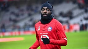 Jonathan Ikoné avec le Losc, au stade Pierre-Mauroy le 12 décembre 2021