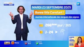 Journée des langues des signes ! - La météo de Colas du mardi 23 septembre 2025