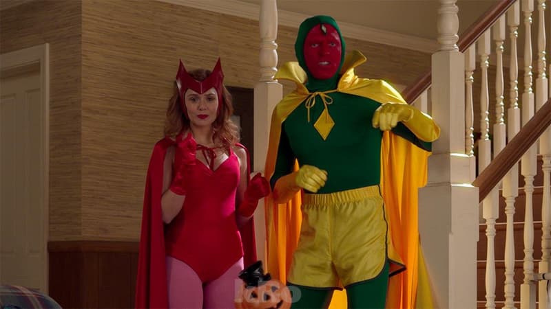 Wanda et Vision dans "Wandavision"