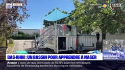 Bas-Rhin: un bassin mobile pour apprendre à nager