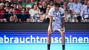 Thibaud Briet lors de la demi-finale de Ligue des champions entre Nantes et Berlin, le 14 juin 2025.