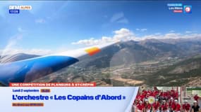 BFM DICI à 3.000 mètres d'altitude à bord d'un planeur au-dessus des reliefs haut-alpins