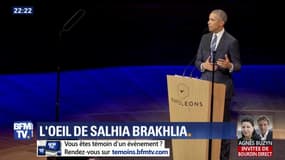 L’œil de Salhia: Barack Obama a donné une conférence à la Maison de la Radio