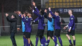 Les joueurs de Canet-en-Roussillon, le 7 mars 2021