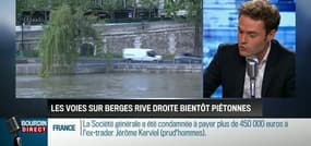 L'arrêt sur info: Les voies sur berges rive droite bientôt piétonnes