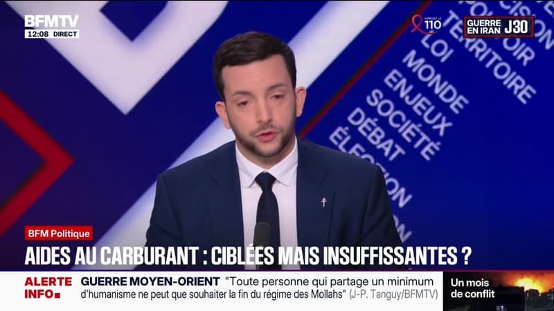 Jean-Philippe Tanguy (RN) juge les aides pour le carburant "pas à la hauteur"