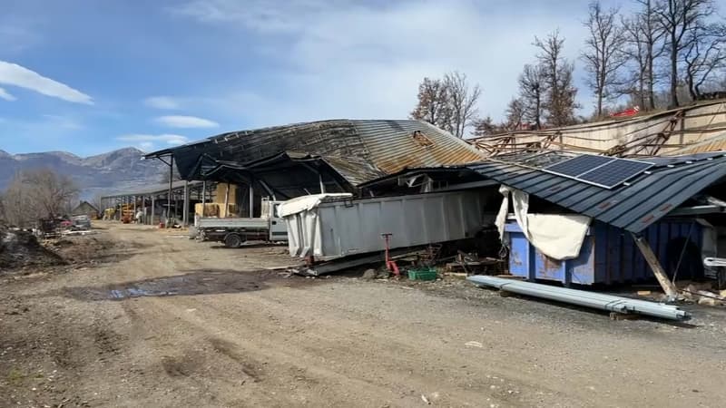 Hautes-Alpes: son hangar ravagé par le feu, un agriculteur attend d'être indemnisé depuis plus d'un an