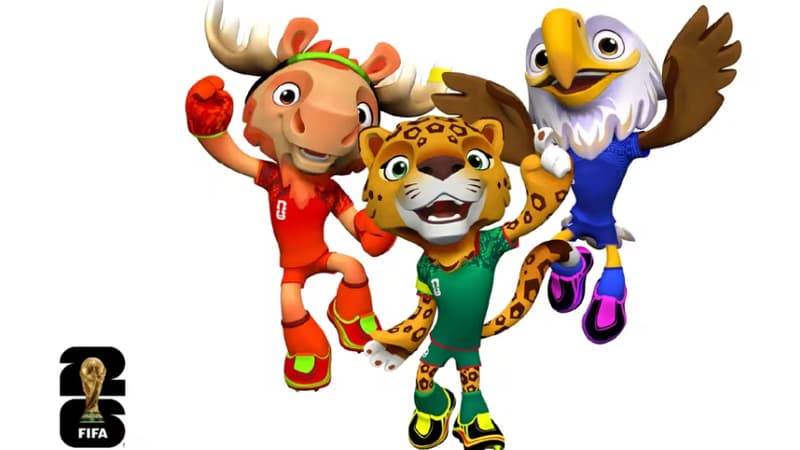 Un Ã©lan, un jaguar et un aigle: voici les mascottes de la Coupe du monde 2026