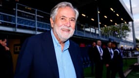 René Bouscatel, président de la Ligue nationale de rugby, à Nevers le 11 mai 2023