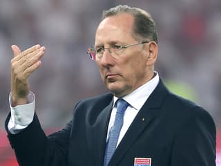 Le président de l'Olympique lyonnais John Textor lors de la finale de la Coupe de France face au PSG, le 25 mai 2024.