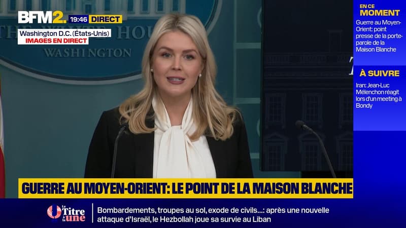 Guerre au Moyen-Orient: la porte-parole de la Maison Blanche, Karoline Leavitt, s'en prend à Barack Obama