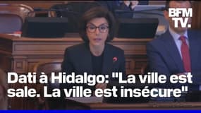  "12.000 parisiens quittent la capitale chaque année": au conseil de Paris, Rachida Dati face à Anne Hidalgo 