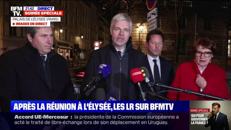 Laurent Wauquiez (LR) assure que son parti 