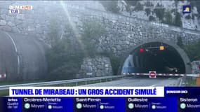 Alpes-de-Haute-Provence: un accident simulé dans le tunnel de Mirabeau