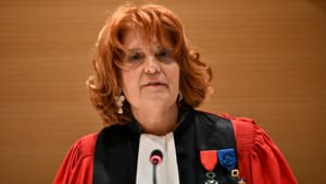 Le procureure de Paris Laure Beccuau s'exprime lors de l'installation de la nouvelle procureure anticriminalité organisée, Vanessa Perrée, le 19 janvier 2026 à Paris.